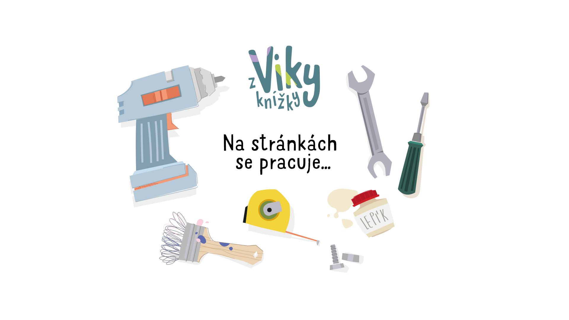 Na stránkách se pracuje